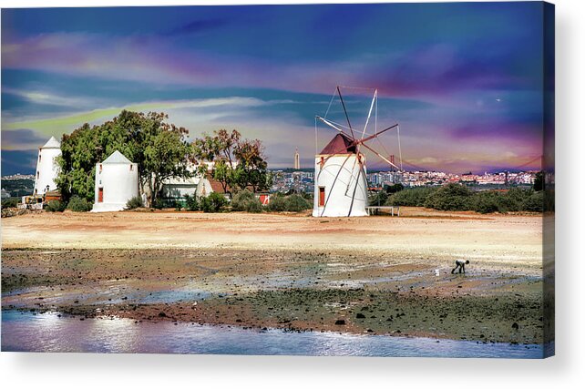 Mills Acrylic Print featuring the photograph The three Mills of Alburrica by Micah Offman