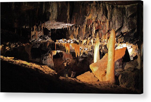 Ohio Caverns Acrylic Print featuring the photograph Underworld by Gary Kaylor