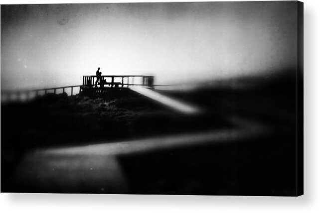 Boardwalk Acrylic Print featuring the photograph With You! by Ina Tnzer