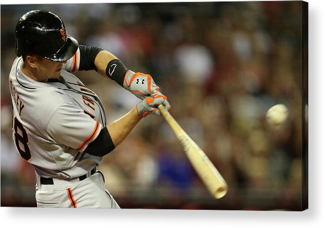 National League Baseball Acrylic Print featuring the photograph Buster Posey by Christian Petersen