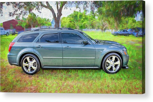 2006 Dodge Magnum Rt Acrylic Print featuring the photograph 2006 Dodge Magnum RT X110 by Rich Franco