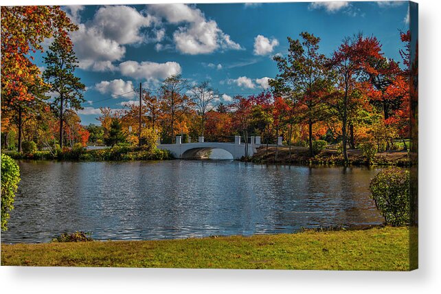 Autumn Acrylic Print featuring the photograph A Beautiful Day In Autumn by Cathy Kovarik
