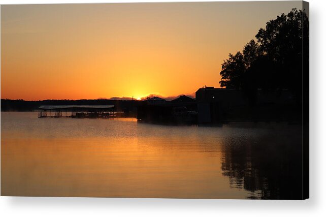 Morning Acrylic Print featuring the photograph A Guest Appearance by Ed Williams