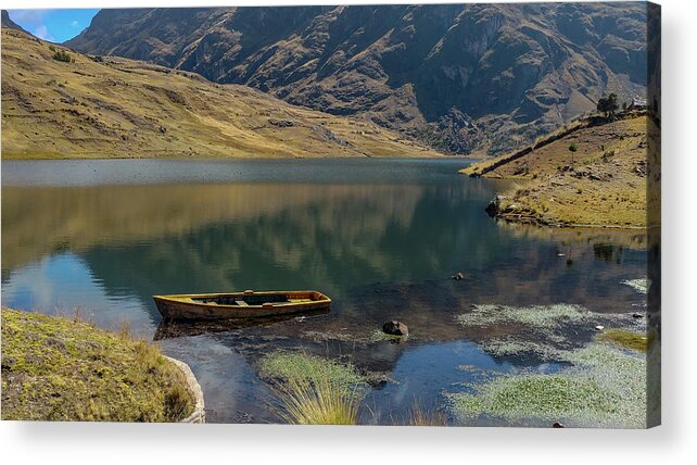Lake Acrylic Print featuring the photograph A magical, beautiful lake by Leslie Struxness