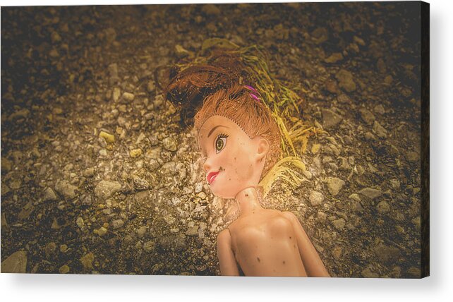 Acrylic Print featuring the digital art Abandoned Baby Doll by Ken Sexton