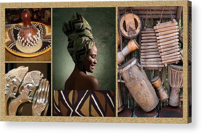 Africa Acrylic Print featuring the photograph Africa Still Speaks by Nancy Ayanna Wyatt