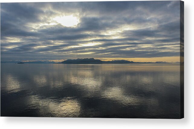 Alaska Acrylic Print featuring the photograph Alaskan Sky Water Mirrors by Ed Williams