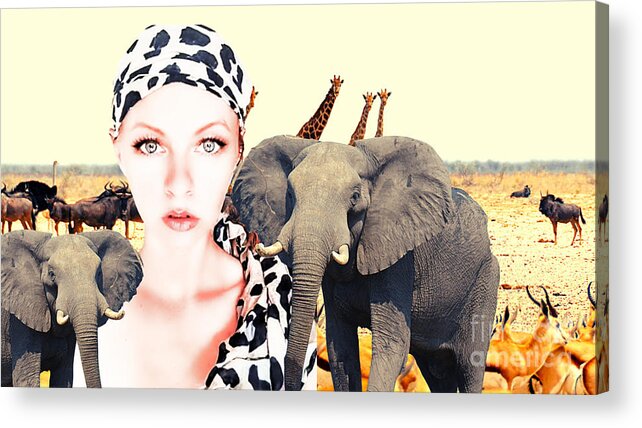 Animalright Acrylic Print featuring the photograph Animarights by Yvonne Padmos