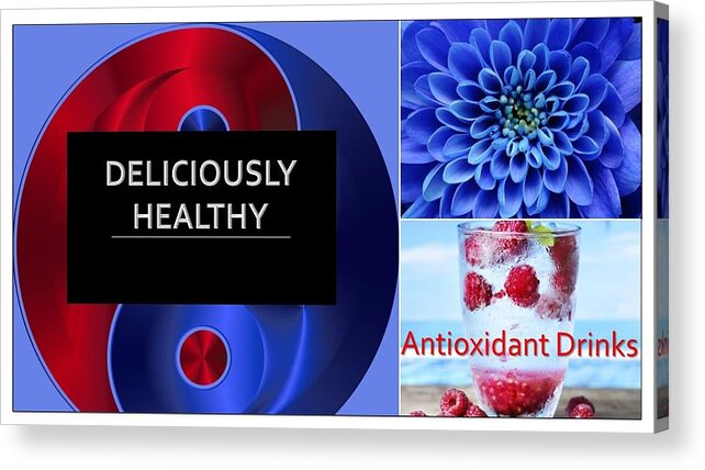 Antioxidant Acrylic Print featuring the photograph Antioxidant Drinks by Nancy Ayanna Wyatt