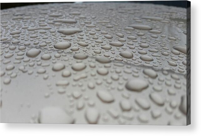  Acrylic Print featuring the photograph Beading by Heather E Harman