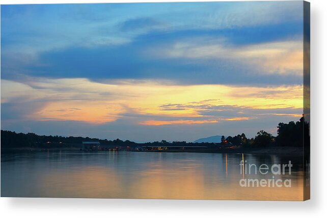 Landscape Acrylic Print featuring the photograph Beside the Still Waters by Theresa D Williams