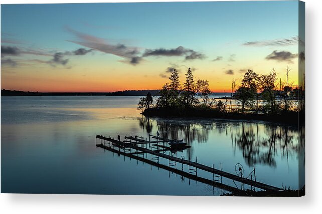 Blue Acrylic Print featuring the photograph Blue Light Special by Rod Best