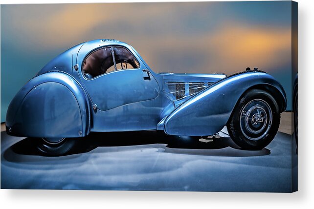 Bugatti Acrylic Print featuring the photograph Bugatti Type 57sc Atlantic 1936 by Chris Lord