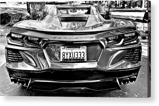 Photograph Acrylic Print featuring the photograph C8 Corvette by Beverly Read