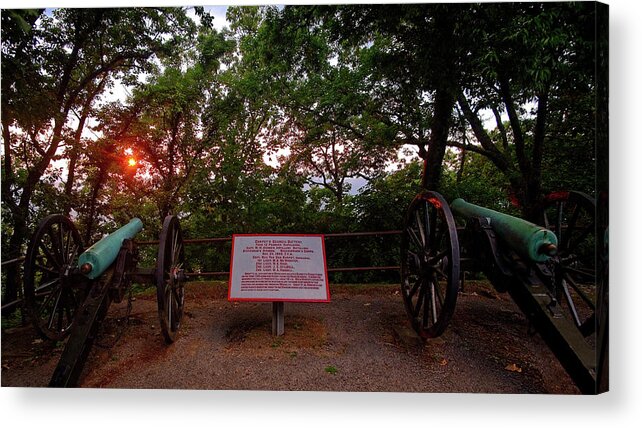 Lookout Mountain Acrylic Print featuring the photograph Canon Overlook Sunset by George Taylor