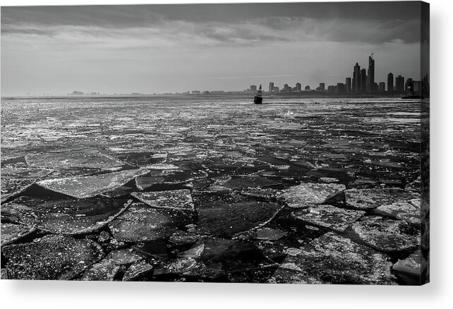 Chicago Acrylic Print featuring the photograph Chicago Ice by Stuart Manning