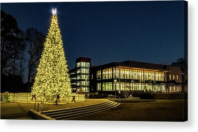 Winter Acrylic Print featuring the photograph Christmas in Cary by Rick Nelson