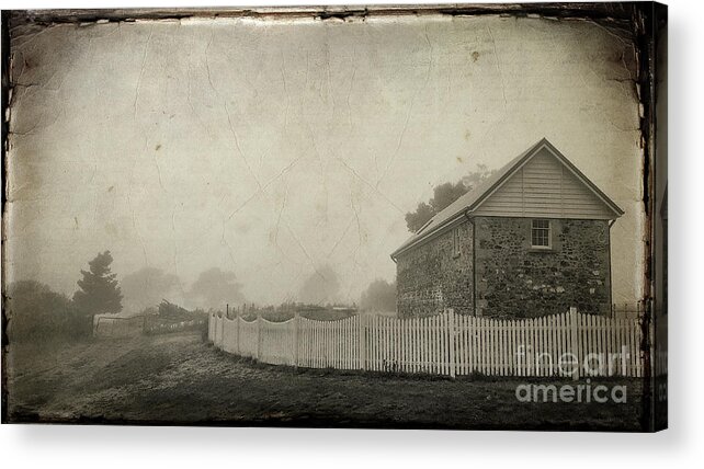 Pioneer Acrylic Print featuring the photograph Colonial dawn by Russell Brown