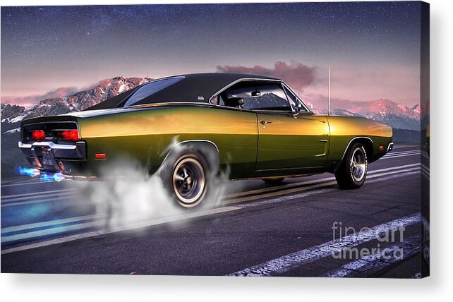 Dodge Acrylic Print featuring the photograph Dodge Charger by Action