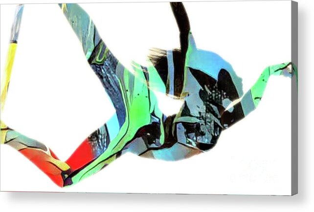 Dance Acrylic Print featuring the mixed media Follow my lead by Yvonne Padmos