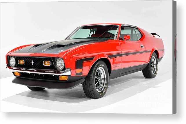 Ford Acrylic Print featuring the photograph Ford Mach 1 by Action