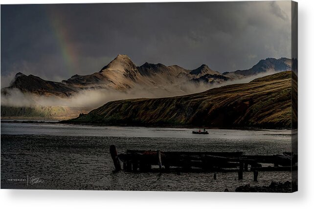  Acrylic Print featuring the photograph Grytviken, South Georgia by Darcy Dietrich