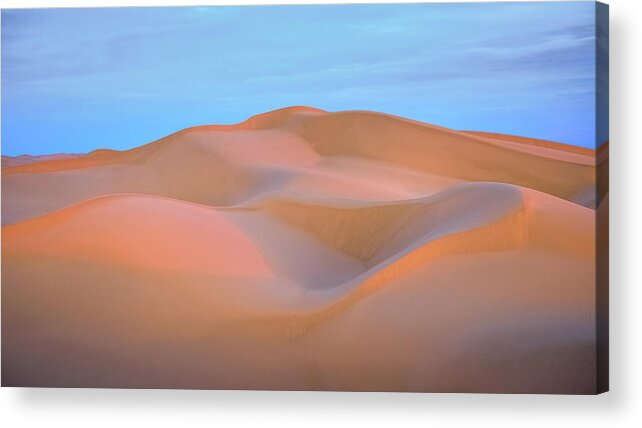California Acrylic Print featuring the photograph Inner Silence - Quiet Dunes by Alexander Kunz