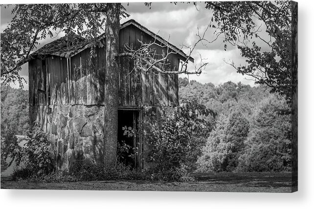 Barns Acrylic Print featuring the photograph Kentucky Shed 8976 by Guy Whiteley