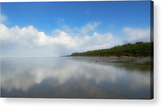 Tofino Acrylic Print featuring the photograph Land and Sea Near Green Point by Allan Van Gasbeck
