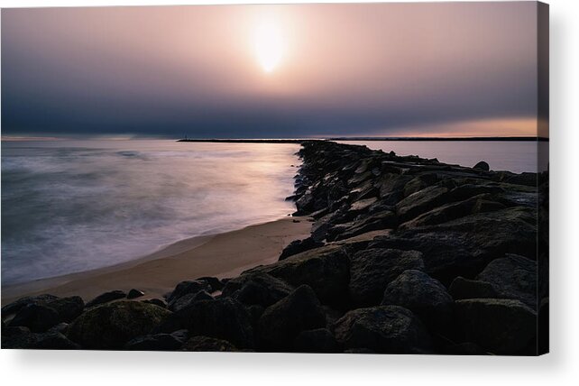Lands End Acrylic Print featuring the photograph Lands End, Salisbury MA. by Michael Hubley