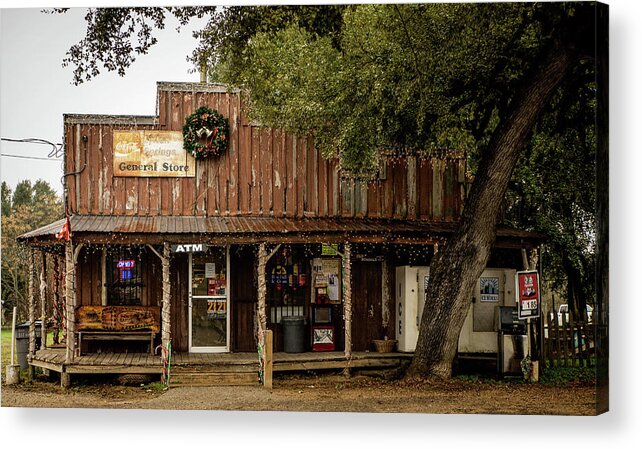 Store Acrylic Print featuring the photograph Lytton Springs General Store by Linda Lee Hall