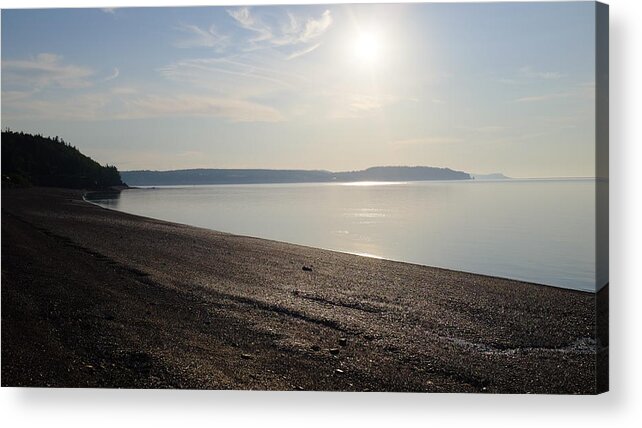 Parrsboro Acrylic Print featuring the photograph Morning on Partridge Island Beach by Alan Norsworthy