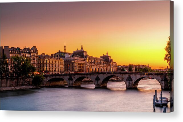 Musée D'orsay Acrylic Print featuring the photograph Musee Orsay by Serge Ramelli