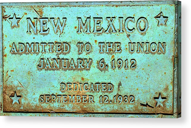 New Mexico Admitted to the Union Plaque #3 Jigsaw Puzzle by Arthur  Swartwout - Pixels