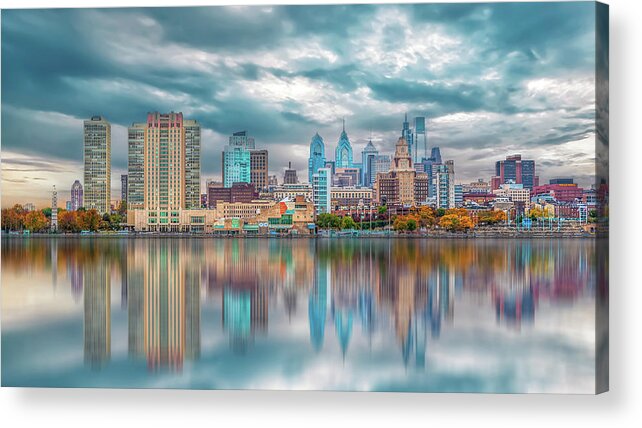 Pennsylvania Acrylic Print featuring the photograph Philadelphia by PB Photography