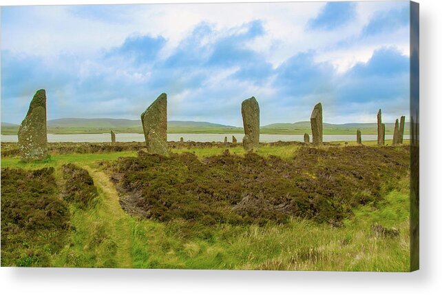 Stones Acrylic Print featuring the photograph Standing Stones of Stenness by Matthew DeGrushe