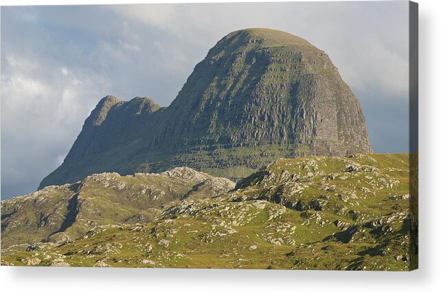 Lochinver Acrylic Print featuring the photograph Suilven by Stephen Taylor