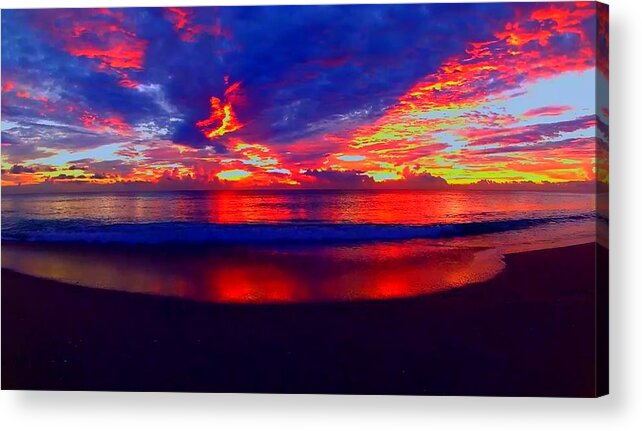 Sunrise Acrylic Print featuring the photograph Sunrise Beach 777 by Rip Read