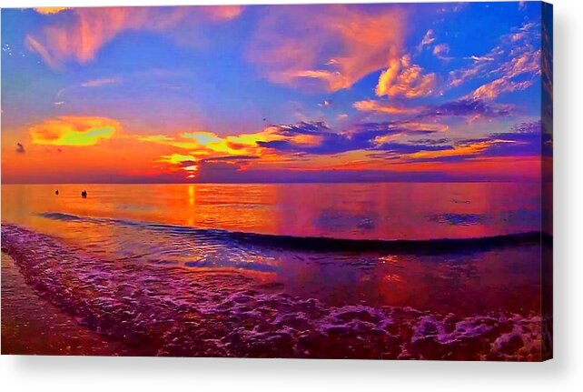 Nature Photography Acrylic Print featuring the photograph Sunrise Beach 95 by Rip Read