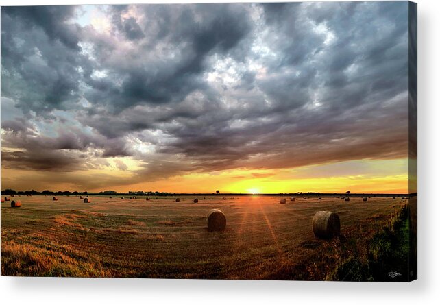 Sunset Acrylic Print featuring the photograph Sunset in Mission Valley by Rod Seel