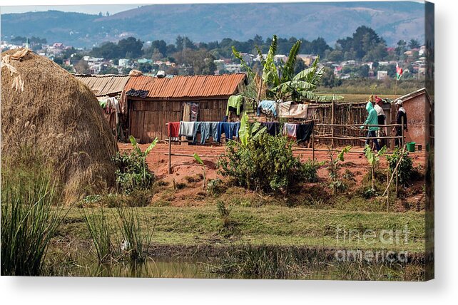 Madagascar Acrylic Print featuring the photograph Tana's suburbs - 3 by Claudio Maioli