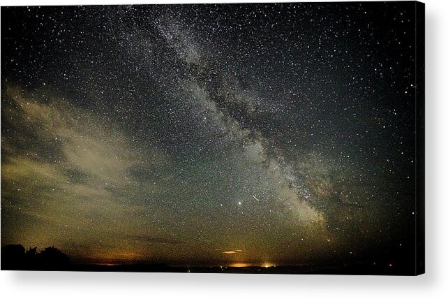 Milky Way Acrylic Print featuring the photograph The Splendour by Christopher Maxum