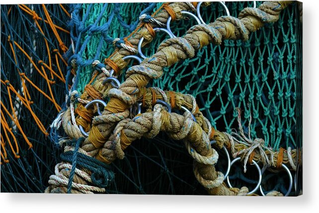 Tied Knot Acrylic Print featuring the photograph Tied Knots Composition by Robert Bociaga