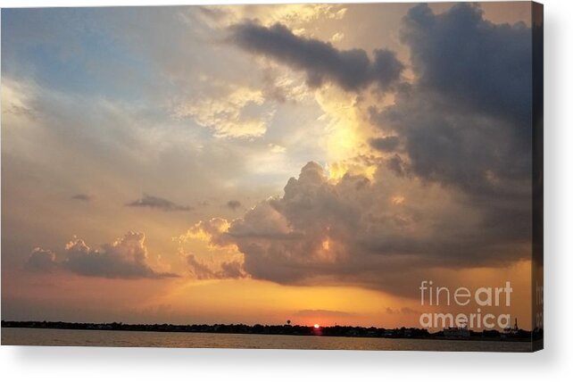 Sunset Photography Acrylic Print featuring the photograph To Ride the Wind by Expressions By Stephanie