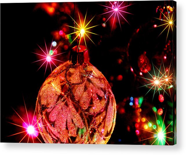 Bill Kesler Photography Acrylic Print featuring the photograph Christmas Card Design #2 by Bill Kesler