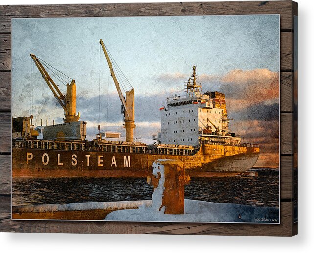 Ship Acrylic Print featuring the photograph Polsteam by WB Johnston