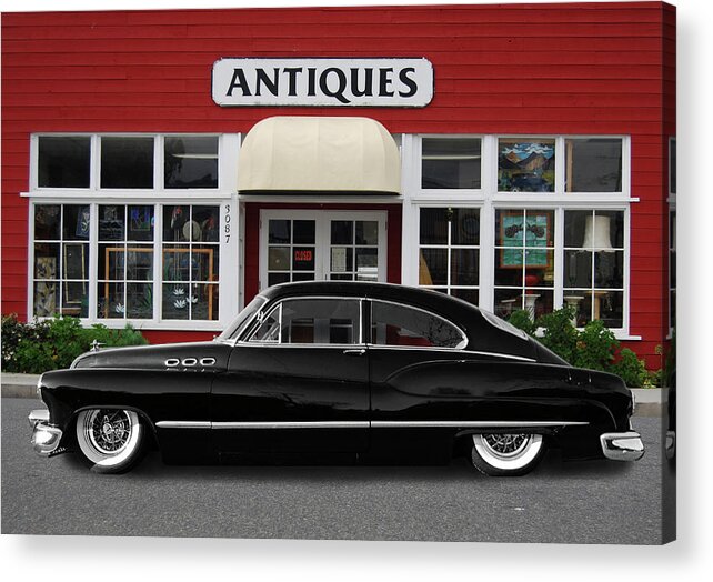 Buick Acrylic Print featuring the photograph Black Beauty by Bill Dutting