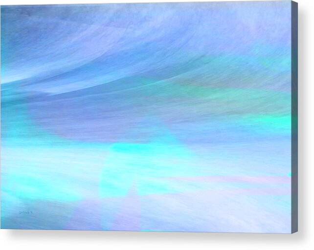 Abstract Acrylic Print featuring the painting Daydream #3 by Gerlinde Keating