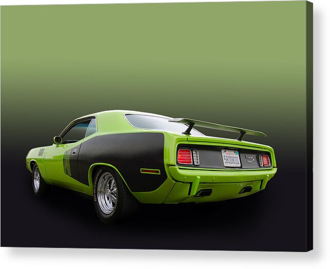 Plymouth Acrylic Print featuring the photograph 340 Cuda by Bill Dutting