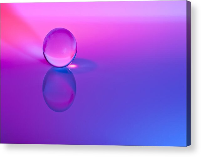 Ball Acrylic Print featuring the photograph Stillness of Color by Jon Glaser